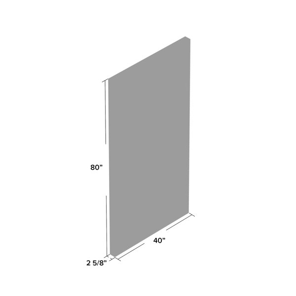 Three Posts™ Brynlee Bead Traditional Beveled Full Length Mirror